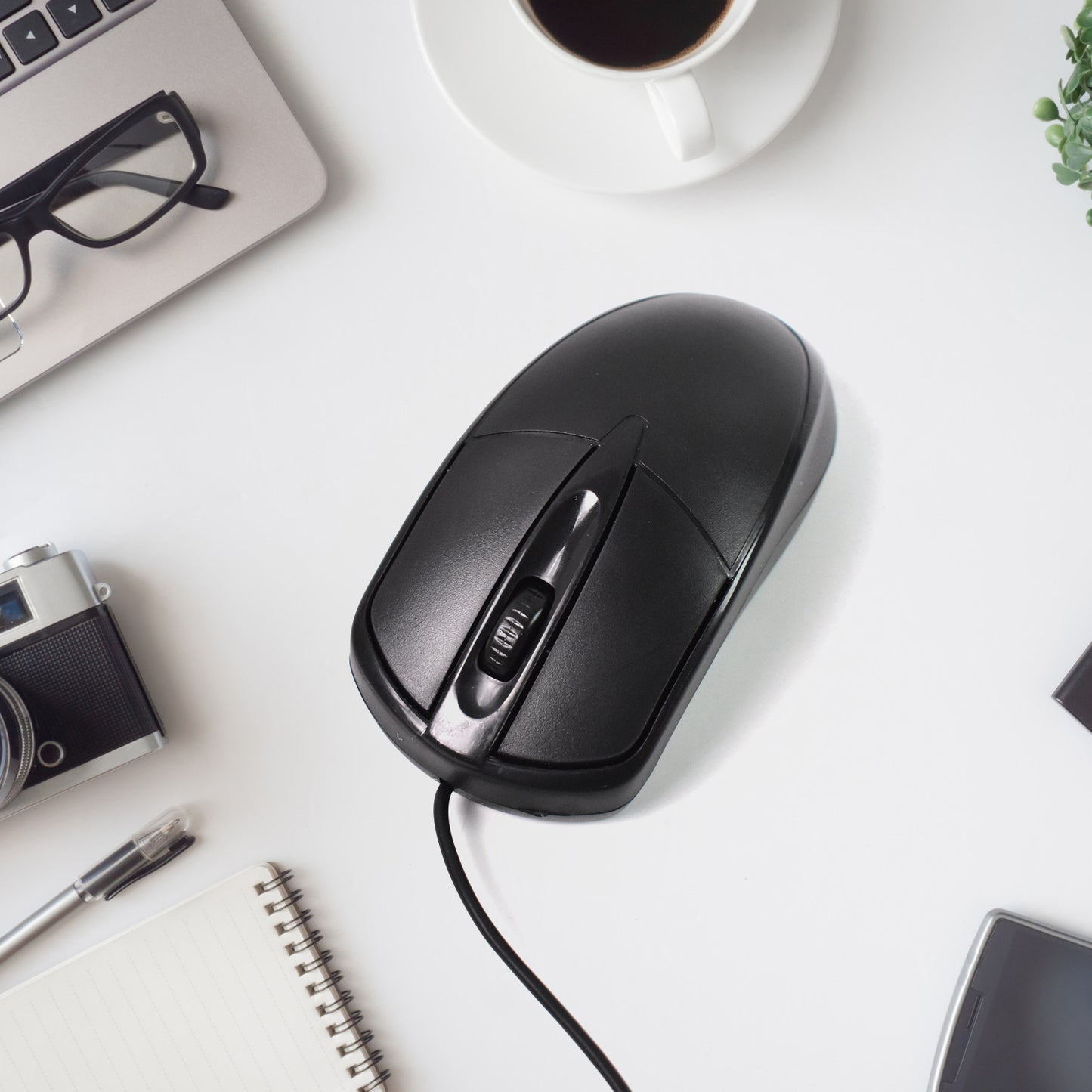 Computer Laptop Wired Optical Mouse M- 045 (1 Pc)